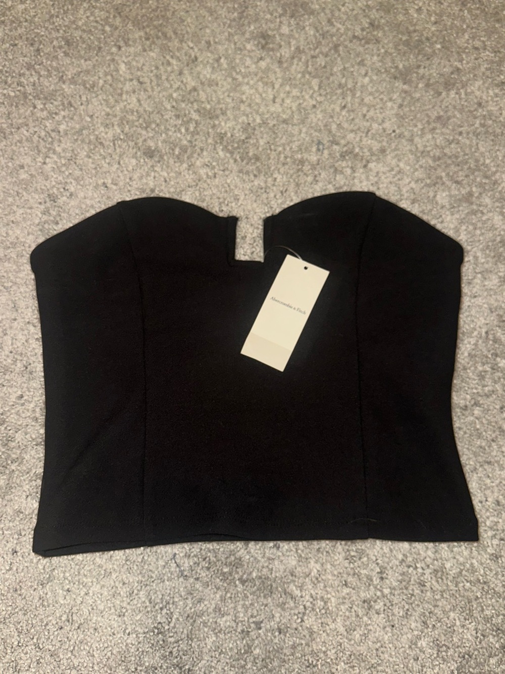 Abercrombie - Black Strapless Top - NWT - size XS